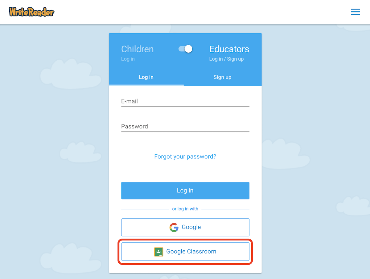 Google Classroom login